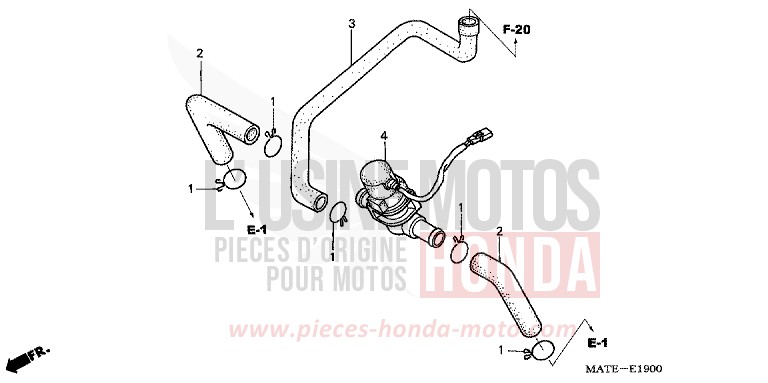 AIR SUCTION VALVE for Super Blackbird DARKNESS BLACK METALLIC (NH463) from 2005
